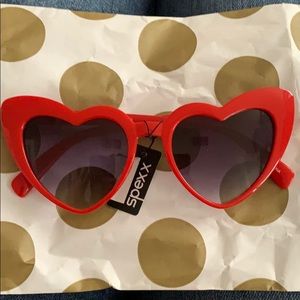 Heart shaped sunglasses